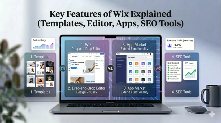 Key Features of Wix Explained (Templates, Editor, Apps, SEO Tools)